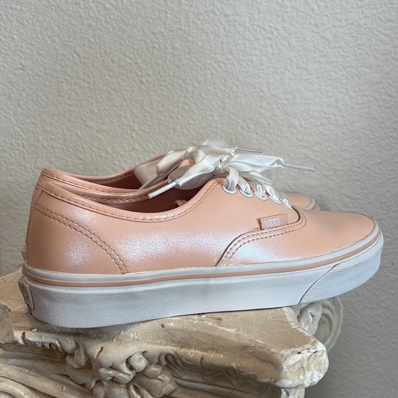 Womens peach shimmer vans - Picture 4 of 5